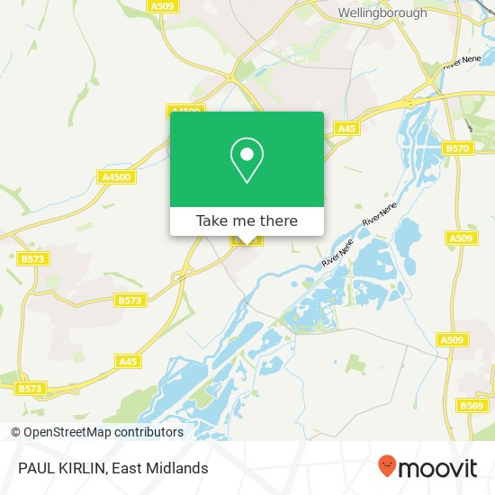 PAUL KIRLIN map
