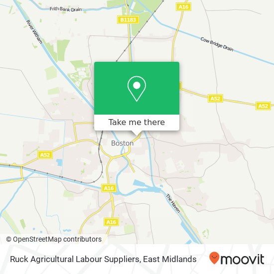Ruck Agricultural Labour Suppliers map
