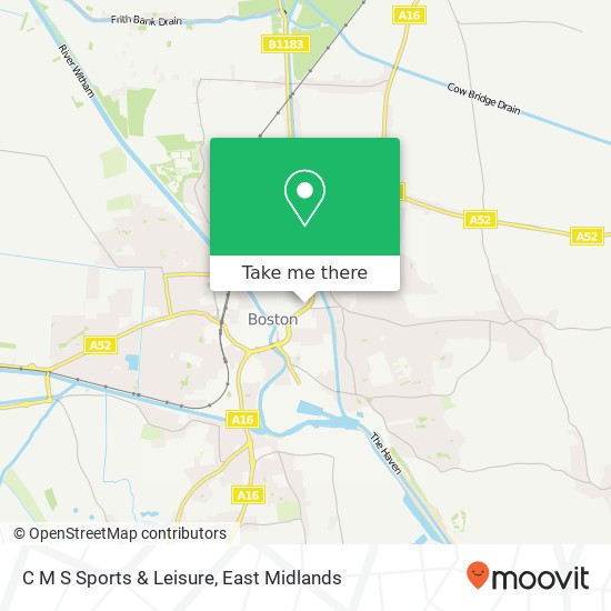 C M S Sports & Leisure map