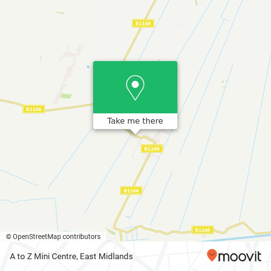 A to Z Mini Centre map