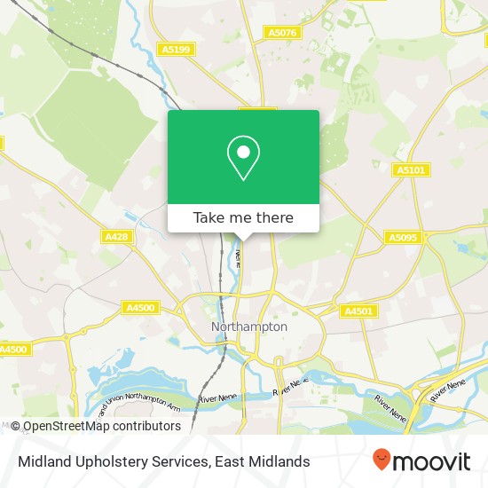 Midland Upholstery Services map