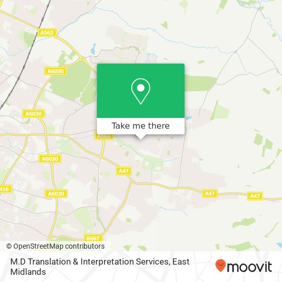 M.D Translation & Interpretation Services map