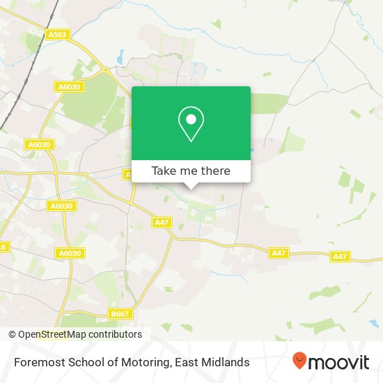 Foremost School of Motoring map