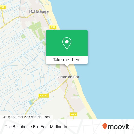 The Beachside Bar map