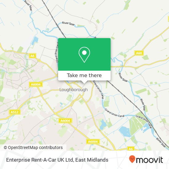 Enterprise Rent-A-Car UK Ltd map