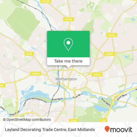 Leyland Decorating Trade Centre map