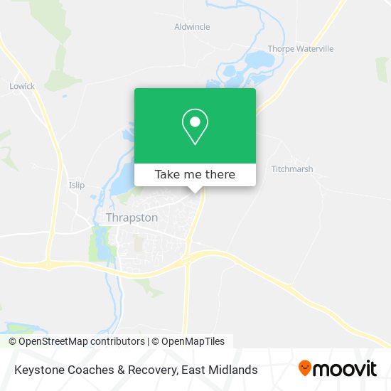 Keystone Coaches & Recovery map