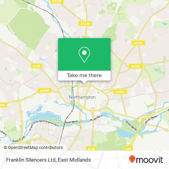Franklin Silencers Ltd map