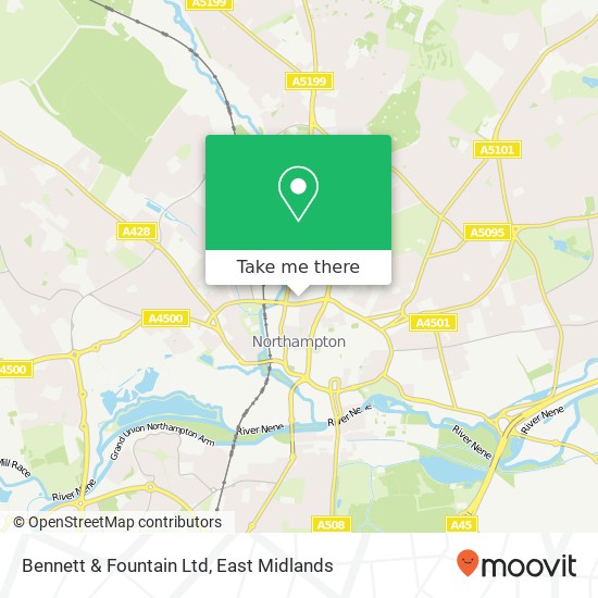 Bennett & Fountain Ltd map