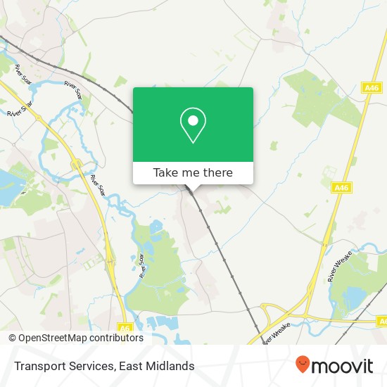 Transport Services map