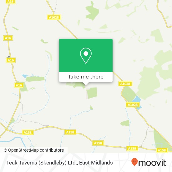 Teak Taverns (Skendleby) Ltd. map