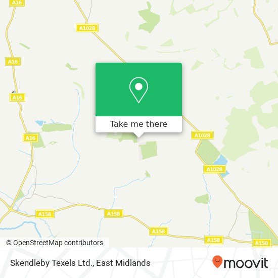 Skendleby Texels Ltd. map
