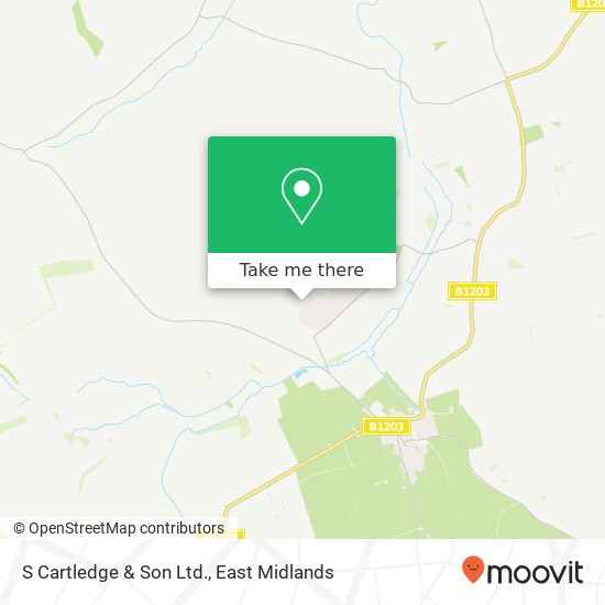 S Cartledge & Son Ltd. map