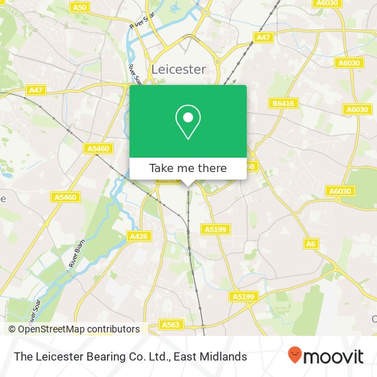 The Leicester Bearing Co. Ltd. map