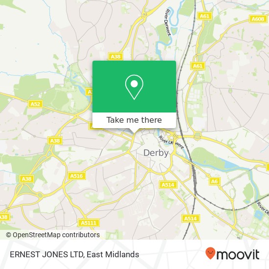 ERNEST JONES LTD map