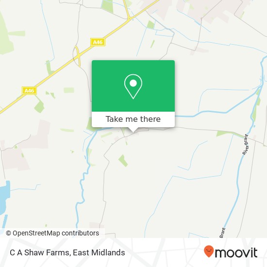 C A Shaw Farms map