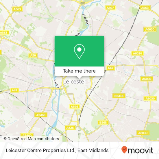 Leicester Centre Properties Ltd. map