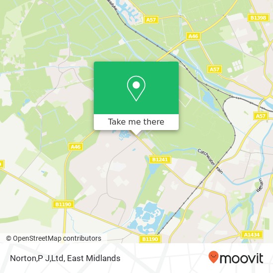 Norton,P J,Ltd map