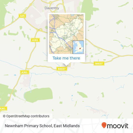 Newnham Primary School map