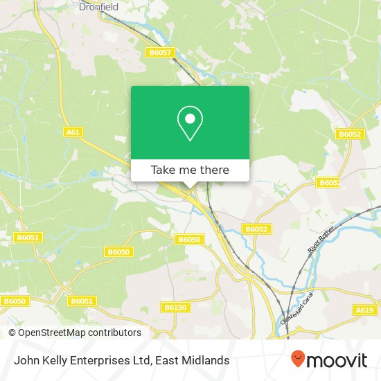 John Kelly Enterprises Ltd map