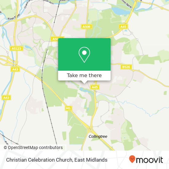 Christian Celebration Church map