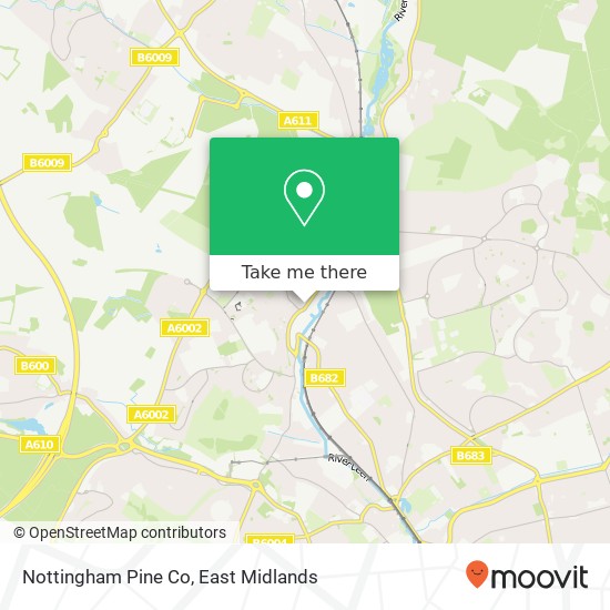 Nottingham Pine Co map