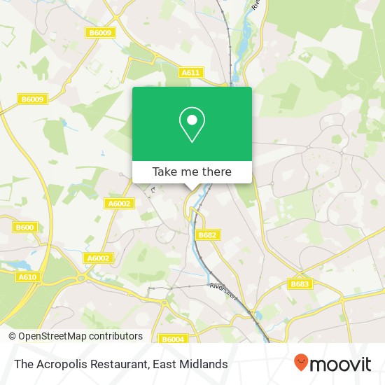 The Acropolis Restaurant map
