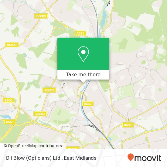 D I Blow (Opticians) Ltd. map