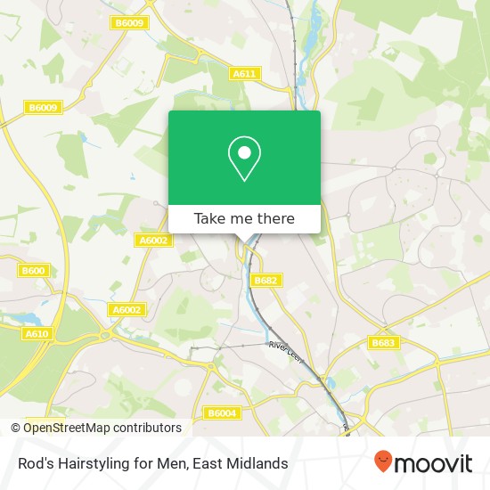Rod's Hairstyling for Men map