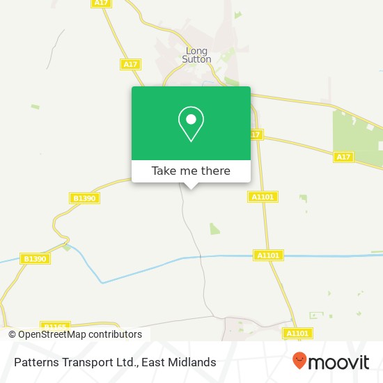 Patterns Transport Ltd. map