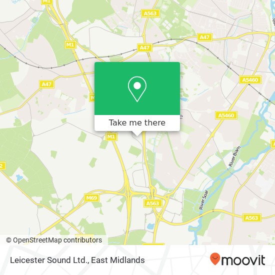 Leicester Sound Ltd. map