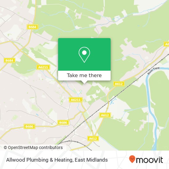 Allwood Plumbing & Heating map