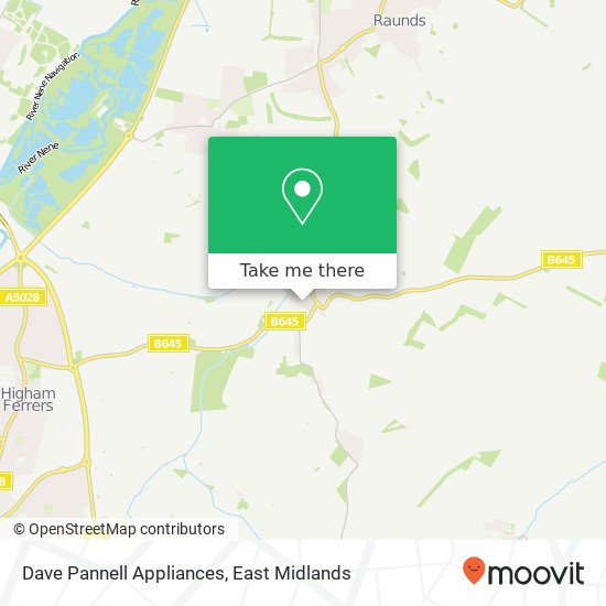Dave Pannell Appliances map