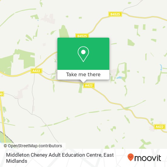 Middleton Cheney Adult Education Centre map