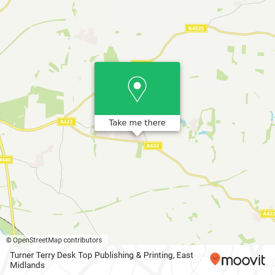 Turner Terry Desk Top Publishing & Printing map
