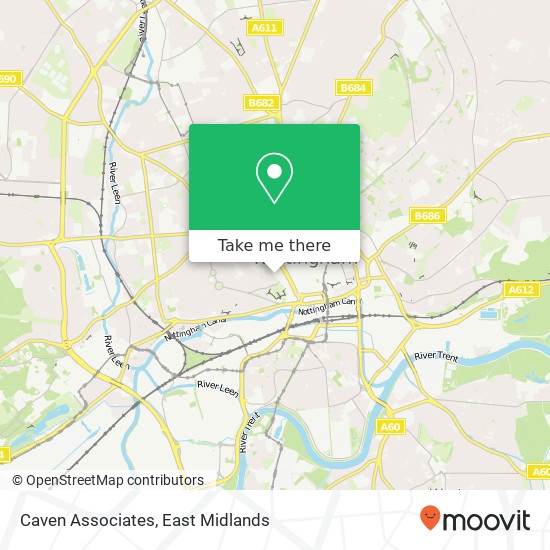 Caven Associates map