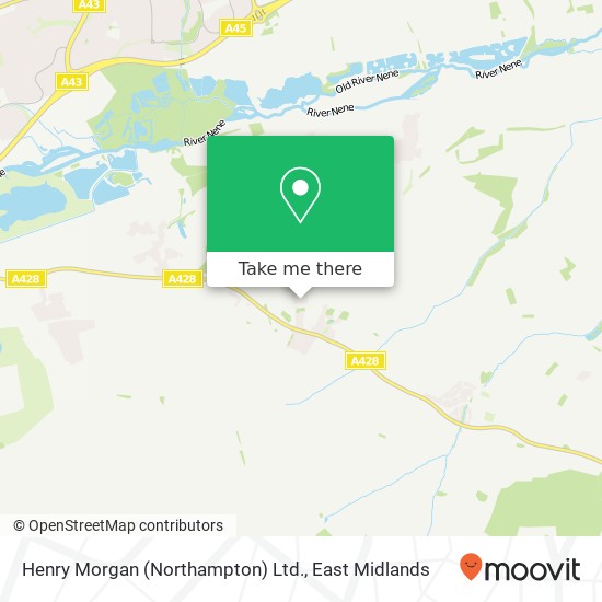 Henry Morgan (Northampton) Ltd. map