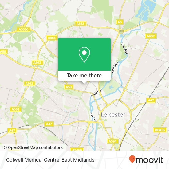 Colwell Medical Centre map