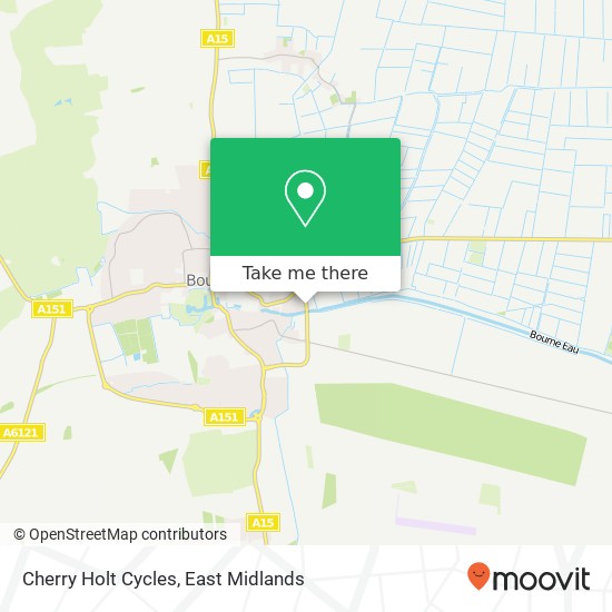 Cherry Holt Cycles map