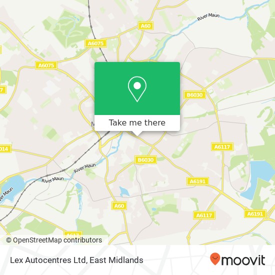 Lex Autocentres Ltd map