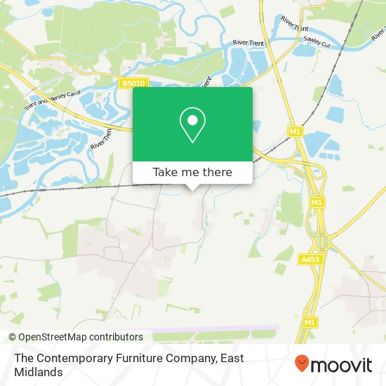 The Contemporary Furniture Company map