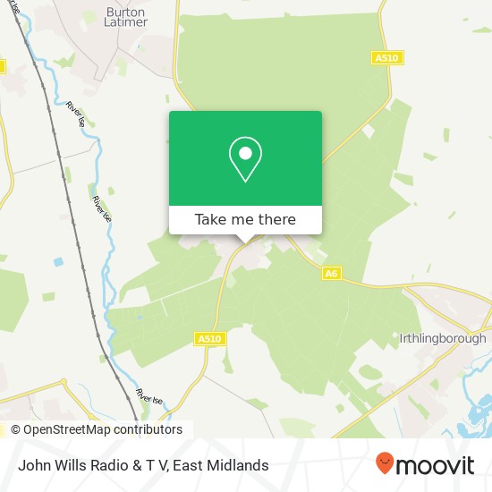 John Wills Radio & T V map