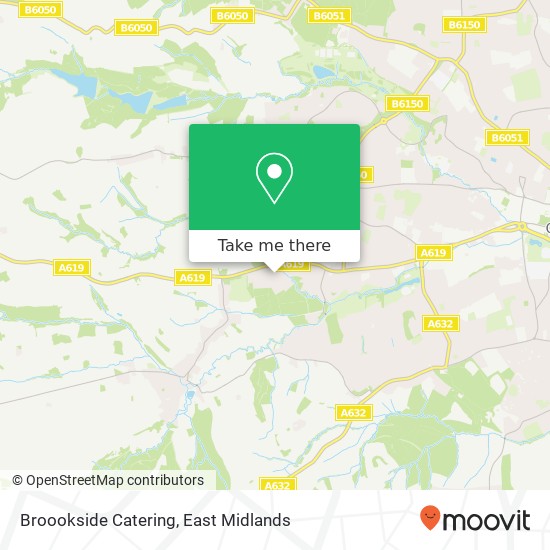 Broookside Catering map