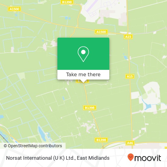Norsat International (U K) Ltd. map