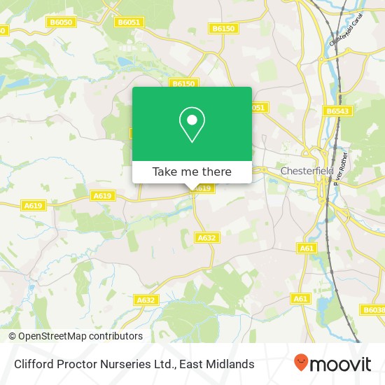 Clifford Proctor Nurseries Ltd. map