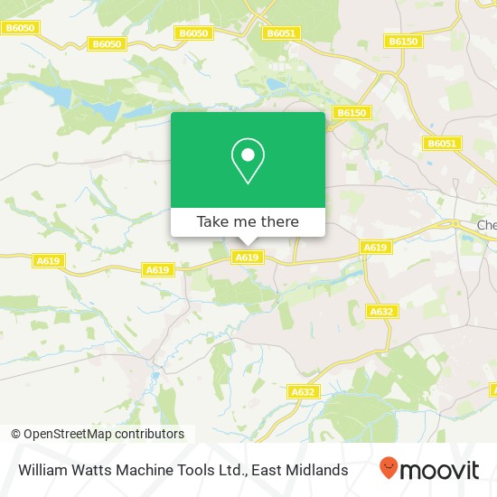 William Watts Machine Tools Ltd. map