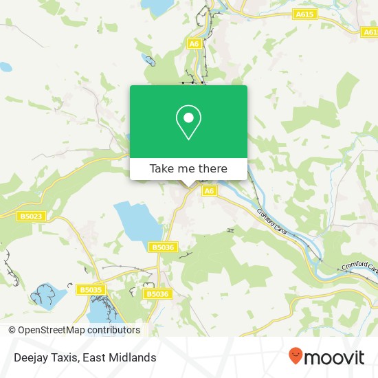 Deejay Taxis map