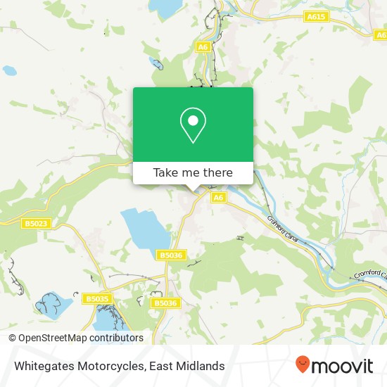 Whitegates Motorcycles map
