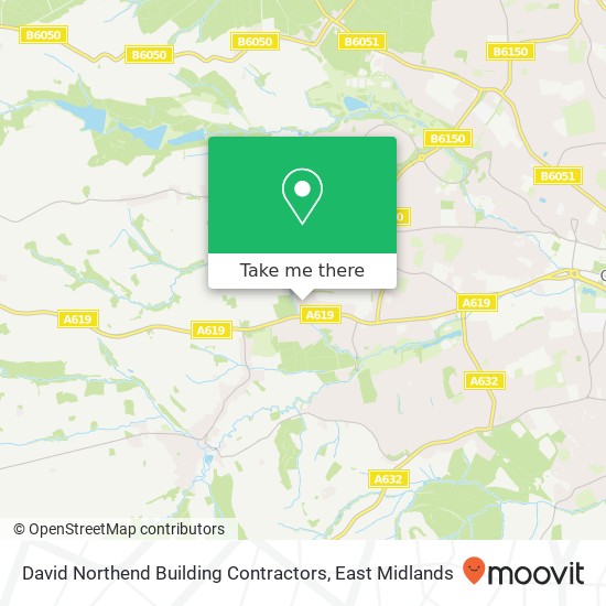 David Northend Building Contractors map