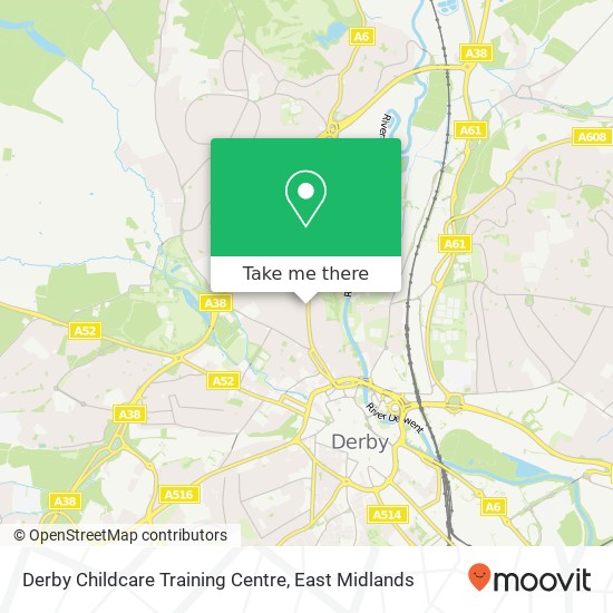 Derby Childcare Training Centre map